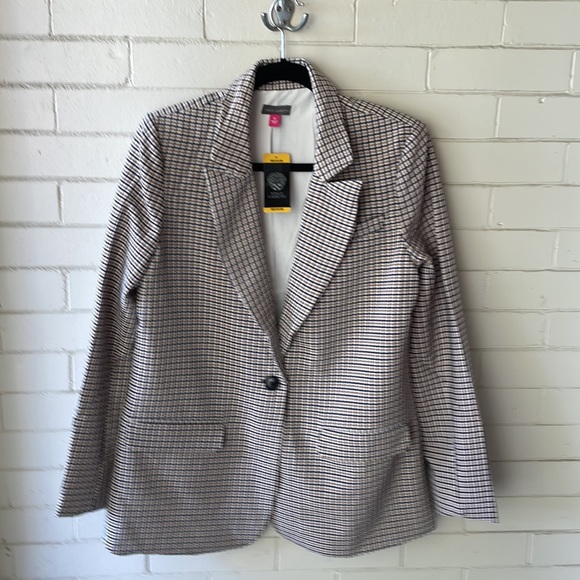 Vince Camuto Cambridge plaid blazer jacket - Picture 5 of 10